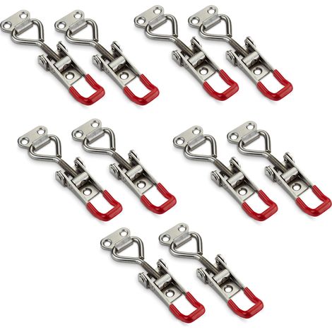 10er Set SOTECH Spannverschluss M5 (Haltekraft 165kg) Edelstahl SS304 verstellbare Halteklaue