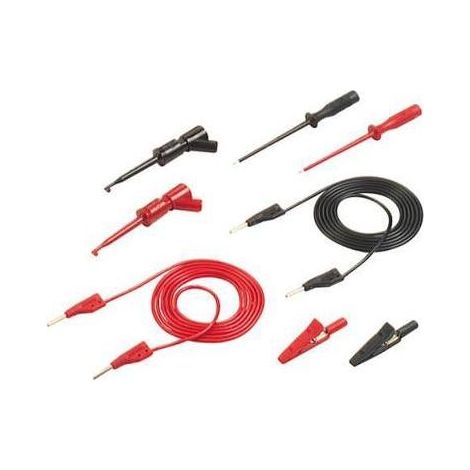 SKS Hirschmann conjunto de cables de medición negro 1 m