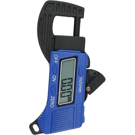 Jauge D'épaisseur Électronique Numérique Portable en Plastique, Micromètre à Coulisse Précis pour Bijoux et Piles, Outil de Mesure D'épaisseur Industriel Léger et Compact (1/5)