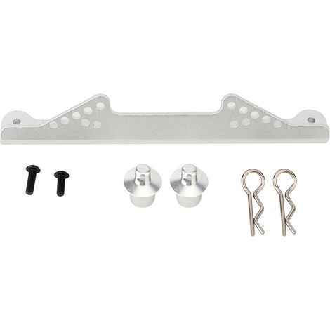 Support en alliage d'aluminium pour châssis avant TRXXAS, montage pour voiture RC (argenté) (1/5)