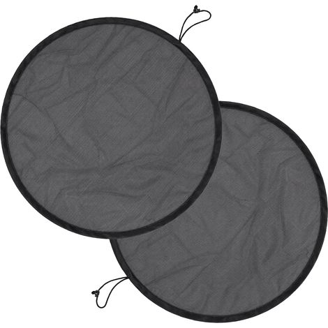 Lot de 2 Filets pour Citerne de Pluie, 95 cm Filet de Protection, NoirRéglable avec Cordon de Serrage, Housse Fine Maille pour Seau, Récupérateur d’Eau et Tonneau de Pluie (95cm) (1/5)