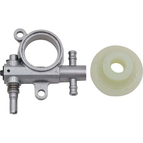 Ensemble Pompe À Huile Tronçonneuse Avec Pignon Et Vis Sans Fin Pièces de Rechange Compatible 25CC 38CC (1/4)