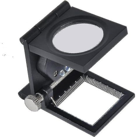 Loupe 10x Pliante Compteur de Fil Testeur de Lin Universel Portable (1/5)