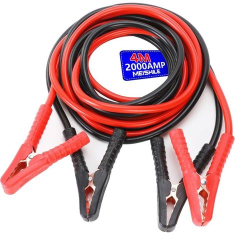 m Starthilfekabel, 2000 A Starthilfekabel, Autobatteriekabel, Starthilfekabel, Autobatterieklemmen, Autobatterieklemmen für Benzin- und Dieselmotoren (1/5)