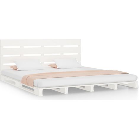 Maison Exclusive - Giroletto senza Materasso Bianco 140x200 cm Legno Massello Pino