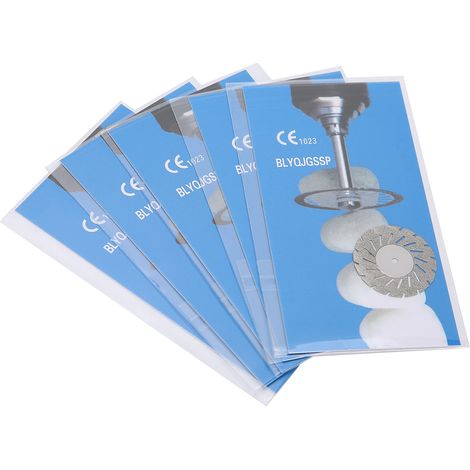 5 pièces / lot Disque diamanté dentaire double face pour coupe et polissage - Outil de soin bucco-dentaire (1/5)