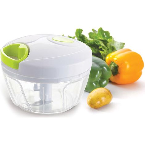 Hachoir à légumes manuel, coupe-légumes vertical, broyeur multifonction, facile à utiliser et à nettoyer (1/5)