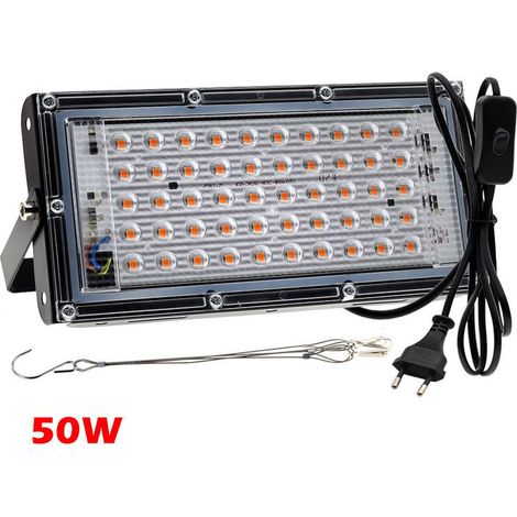 MINKUROW Lampade Lampada Da Serra Giardino Giardinaggio Attrezzature Per E Crescita Di Piantine Lampada Da 100 W 96 Leds Pianta Da Fiore Orticola Coltivazione Idroponica Interna Con Piante Di Illumina (1/3)