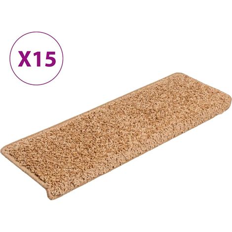 Maison Exclusive - Stufenmatten 15 Stk. 65x21x4 cm Beige Rechteck