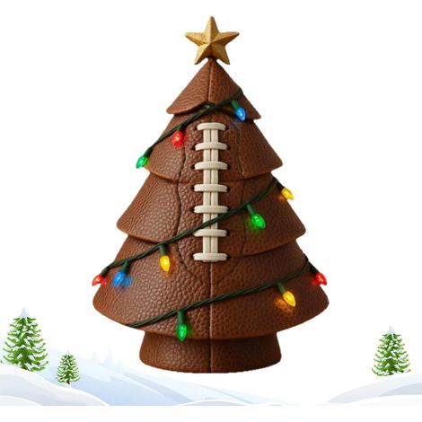 Décoration de sapin de Noël de football - Figurine de décoration de table (1/5)
