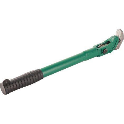 Clé serre-tubes multifonction en acier, poignée ergonomique, outil de plomberie professionnel pour entretien de conduites, 45,7 cm/18 pouces (1/4)