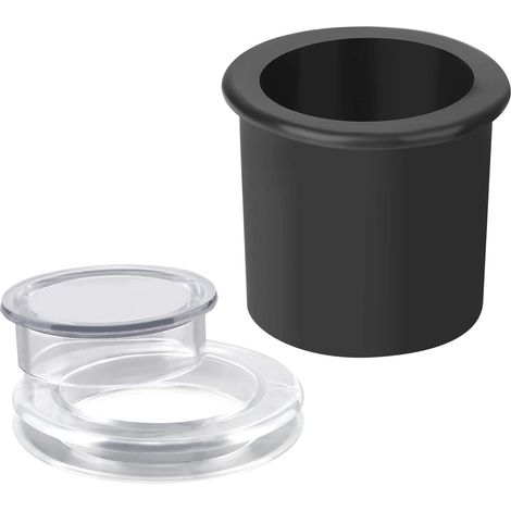 2 Pièces Anneau de Trou de Parapluie, Noir Cale de Parapluie en Silicone pour Trous de Table de Patio de 5,1cm à 5, 3cm et Poteaux de Parapluie de 4,2cm Ou Moins (1/5)