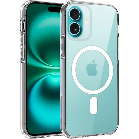 Carcasa COOL para iPhone 16 Plus Magnética Transparente