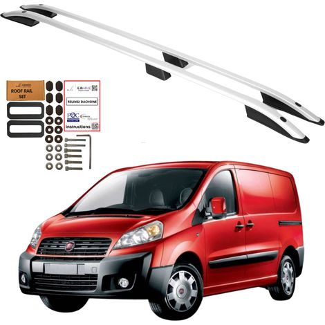 Barres de toit Fiat Scudo Citoren Jumpy Peugeot Expert L2 Long 2006-2017 (1/5)