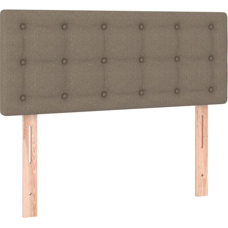 Tête de lit Taupe 90x5x78/88 cm Tissu (1/5)