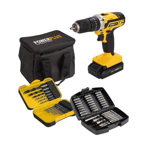 Trapano a percussione a batteria da 20 V con 52 cc powx00840 powerplus (1/3)