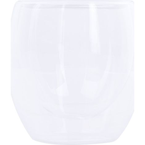 80ml verre double paroi résistant à la chaleur bouteille tasse thé café