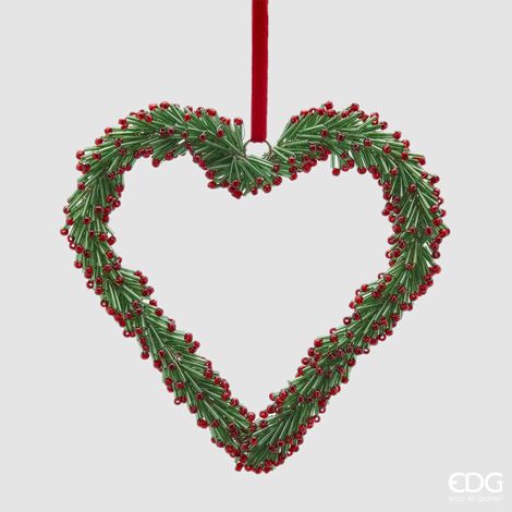 EDG Decorazione Berryfir Cuore D15