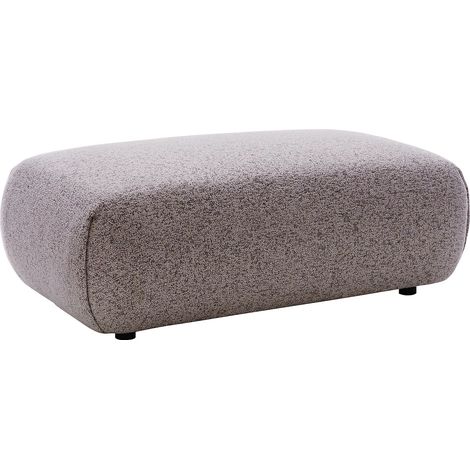 Pouf in Tessuto testurizzato rosa - MONELIA (1/4)