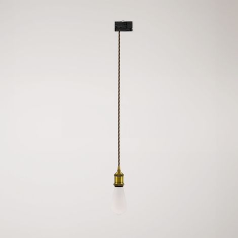 Creative Cables - Lampa wisząca Vintage z kablem w oplocie - lampa w zestawie