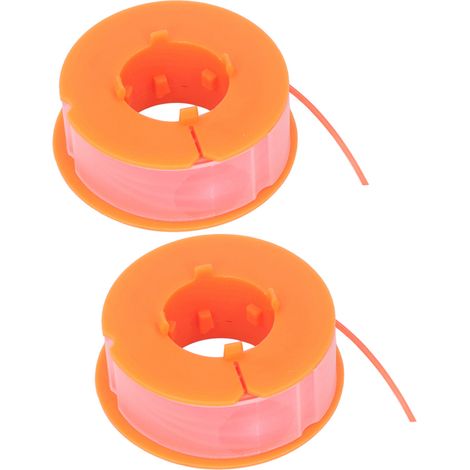2 Pièces Bobine de Fil Nylon pour Tondeuse Accessoires de Remplacement Compatible BOSCH ART 30 ART 30FA Orange (1/5)