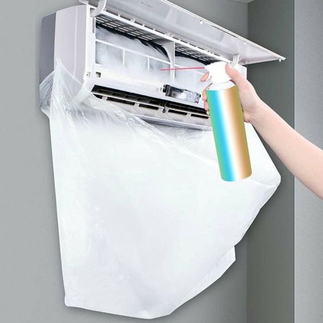 royaluxe - 10pcs Sac De Nettoyage De Climatisation À Usage Unique, Sacs De Couverture Étanches De Nettoyage De Climatiseur Divisé, Sac De Nettoyage De Climatiseur Pour Climatiseurs 1-2P——, (1/5)