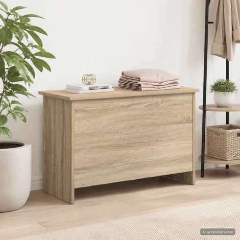 vidaXL Cassa di stoccaggio Rovere Sonoma 80 x 40 x 50 cm (1/5)