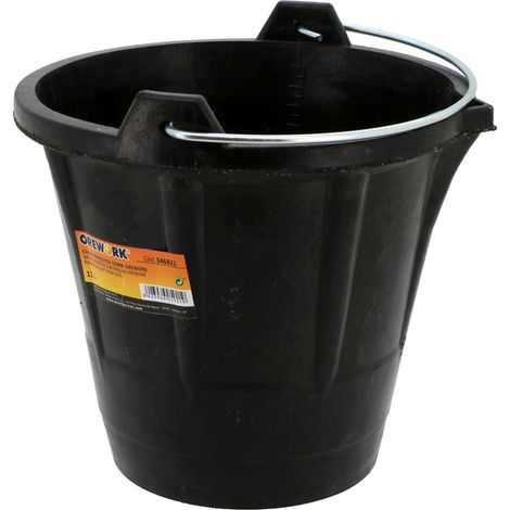 Cubo doméstico de goma