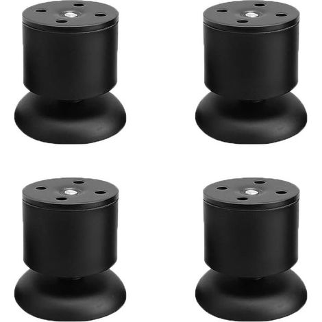 Möbelfüße – Edelstahl, 6 cm – Verstellbar von 1 bis 15 mm – Für Schränke, Tische, Sofas – 4er-Set (1/5)