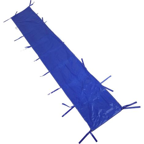 Système de Gouttière Pliable Bleu pour Tente Extérieure, Tissu Dense et Imperméable, Évacuation de l'eau pour Stands de Camping et Marchés (1/5)
