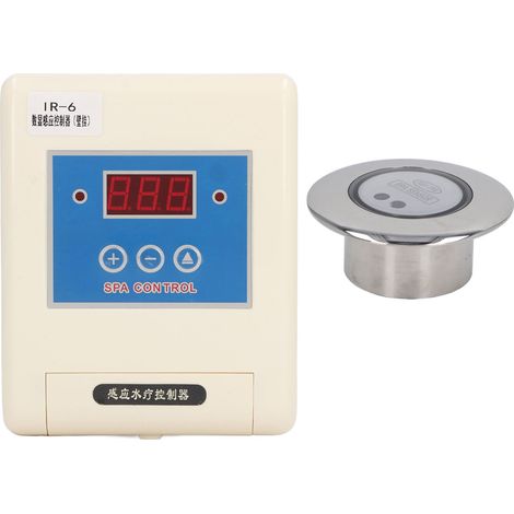 Ensemble de commande à induction pour spa, interrupteur temporisé, interrupteur tactile, accessoire de piscine, colonne ronde, en acier inoxydable. (1/5)