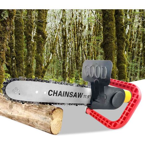 Adaptateur de conversion meuleuse d'angle vers tronçonneuse électrique, kit de support pour tronçonneuse, outil de travail du bois (1/4)