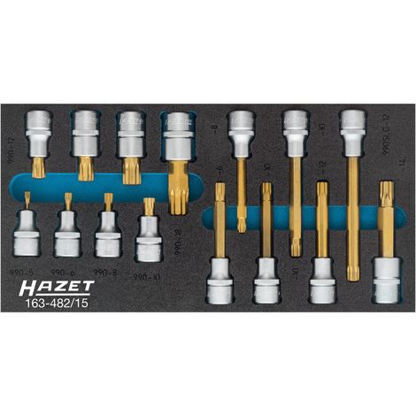 Jeu de douilles mâles XZN HAZET (1/4)