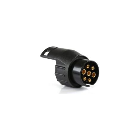 Adaptateur Prise Remorque Étanche 7 Broches vers 13 Broches – Accessoire Universel pour Voiture, Camion et Remorquage (1/5)