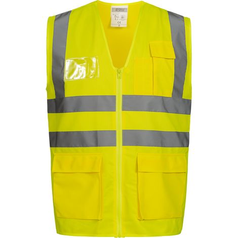 Gr .6XL (78/80) ALBIN WARNSCHUTZWESTE GELB gelb ALBIN HIGH VISIBILITY VEST Y