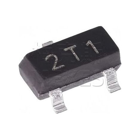 Changdian/Changjing S9012 2T1 SOT-23 PNP SMD-Transistor, elektronisches Bauteil, 5 Stück