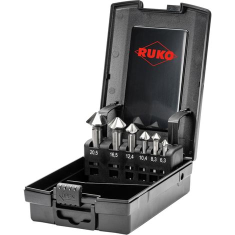 RUKO ULTIMATECUT 102790RO Kegelsenker-Set 6.3 mm, 8.3 mm, 10.4 mm, 12.4 mm, 16.5 mm, 20.5 mm HSS 1 (1/5)