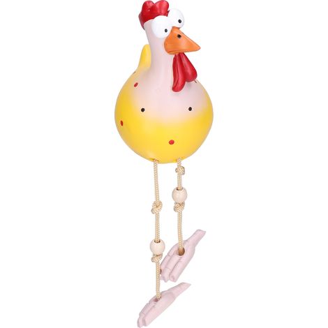 décoratif en résine motif poule pour salon bureau ou jardin (1/4)