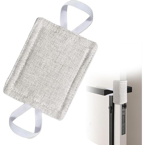 Silenciador de puerta, bloqueador de puerta, amortiguador de puerta, para personas con sueño ligero, reducción de ruido, 108 cm (1/5)