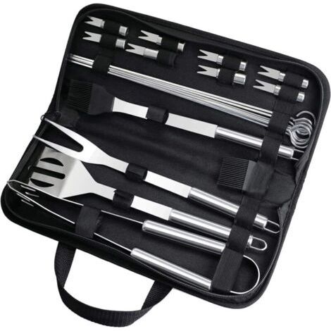 Accessoires de barbecue pour tous les passionnés, en acier inoxydable garantissant durabilité et brillance, ustensiles faciles à utiliser - AquaForge (1/5)