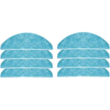 Pour Cecotec Conga 8290/7490 pièces de rechange pour aspirateur robot accessoires chiffon de lavage et support de serpillière 8 pièces chiffon de lavage (1/5)