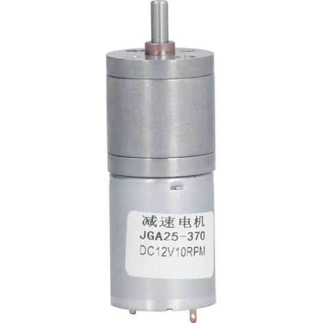 Moteur Réducteur DC 12V, Couple Élevé pour Portails Automatiques, Systèmes de Sécurité et Stores Intelligents (1/5)