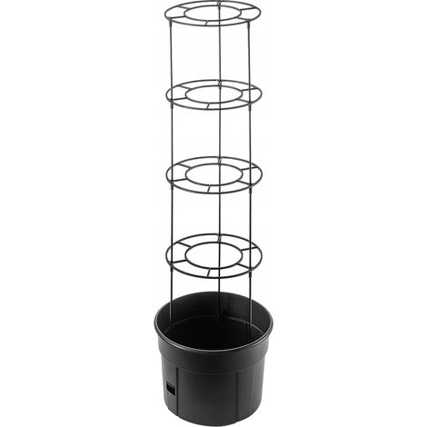 KADAX Tomatentopf mit Rankhilfe Tomatenzüchter, Pflanzkübel aus Kunststoff mit Rangitter, Topf für T (1/5)