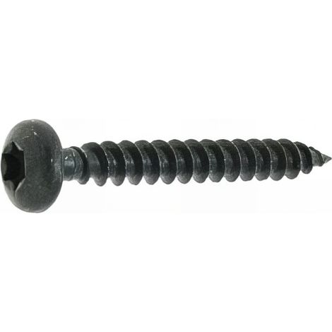 250 vis agglo tête cylindrique Torx acier zingués Noir 5.0 X 60 mm