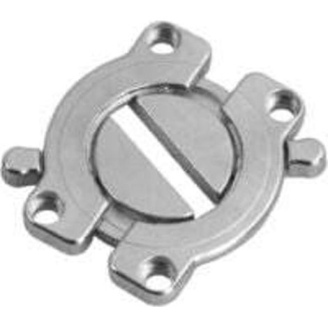 Connecteur de bureau, fixation d'épissure de bois, alliage de zinc, pièces de liaison de table à manger, accessoires rotatifs de bureau (1/5)