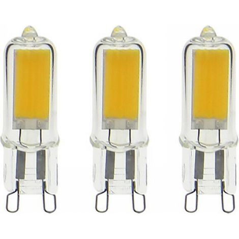Set di 3 lampade a capsula RetroLED, attacco G9, 3W, 200 lumen, luce calda - AquaForge (1/3)
