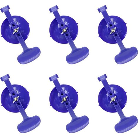 Set di 6 morsetti a ventosa, kit di morsetti di alta qualità per una riparazione eccellente dei parabrezza in vetro delle auto decappottabili