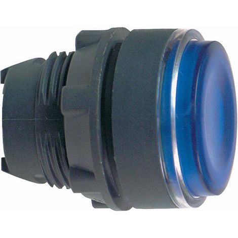 SCHNEIDER 12W LED blu a filo testa pulsante, IP65, 220V, luce blu brillante. (1/3)