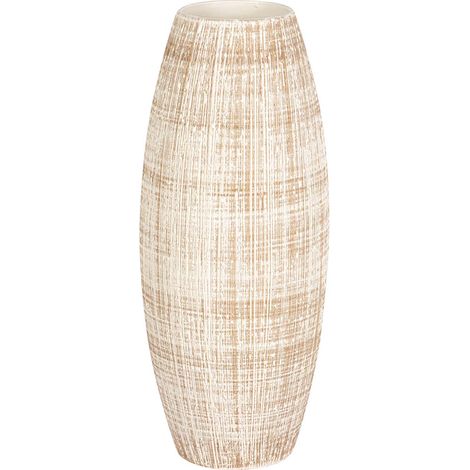Braune Keramikvase 18X18X36 Cm (1/5)