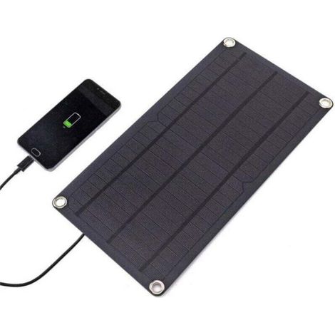 Kit de panneaux solaires monocristallins - - Batterie externe - Plaque solaire pour voiture - Yacht - Camping-car (1/2)
